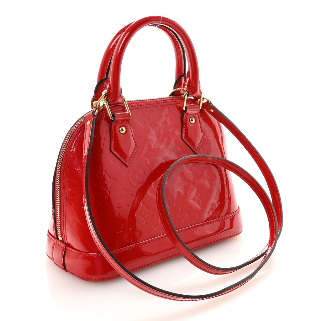 Louis Vuitton Vernis Alma BB Rose Indien