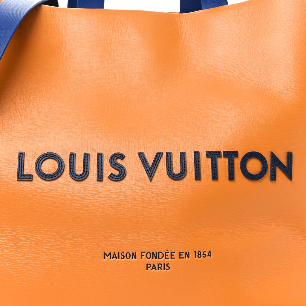 Louis Vuitton Cowhide Shopper Bag MM Safran
