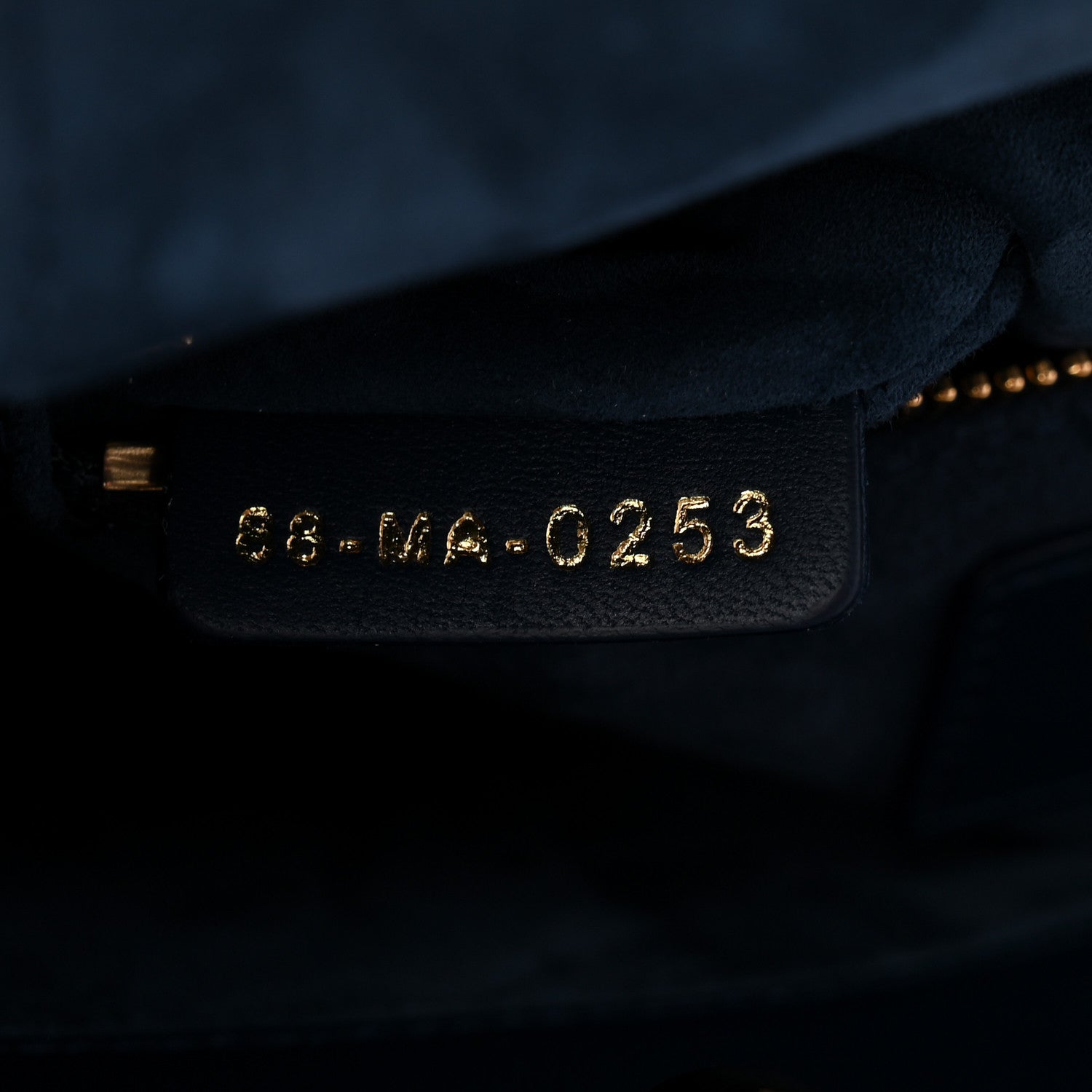 Christian Dior Lambskin Cannage Small My ABCDior Lady Dior Blue