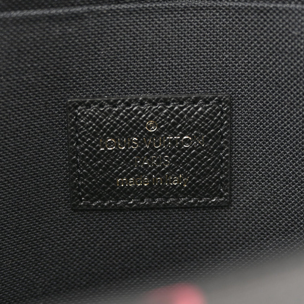 Louis Vuitton Game On Felicie Chain Wallet Black