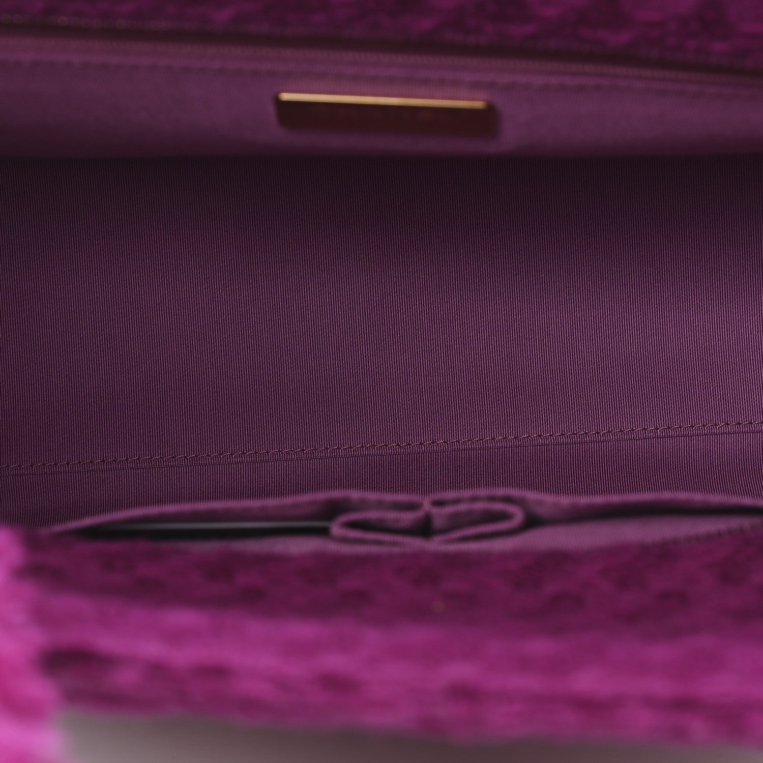 Chanel Wool Tweed Large Zipped Shopping Tote Magenta