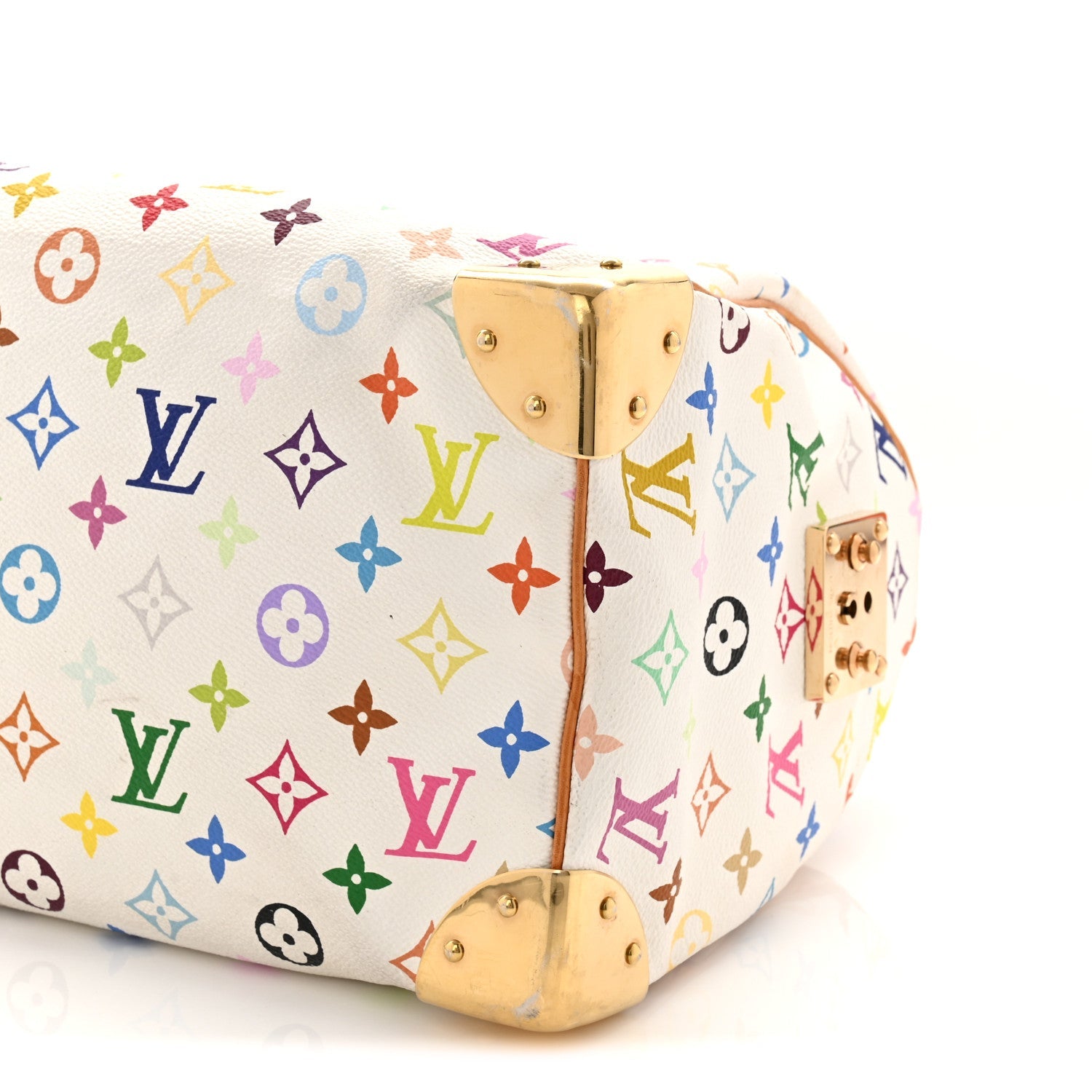Louis Vuitton Monogram Multicolor Speedy 30 White