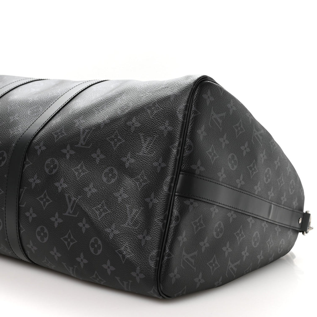Louis Vuitton Monogram Eclipse Keepall Bandouliere 55