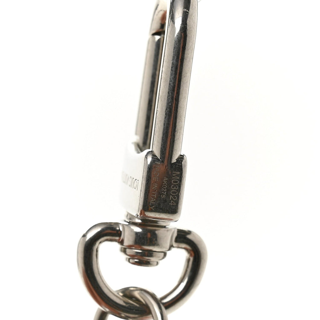 Louis Vuitton Metal Pearls Mini Chain Belt Bag Charm Silver