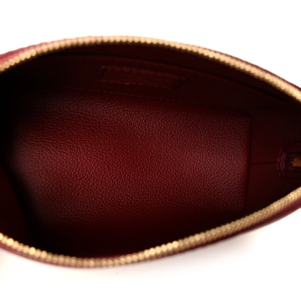 Louis Vuitton Epi Cosmetic Pouch PM Monogram Red