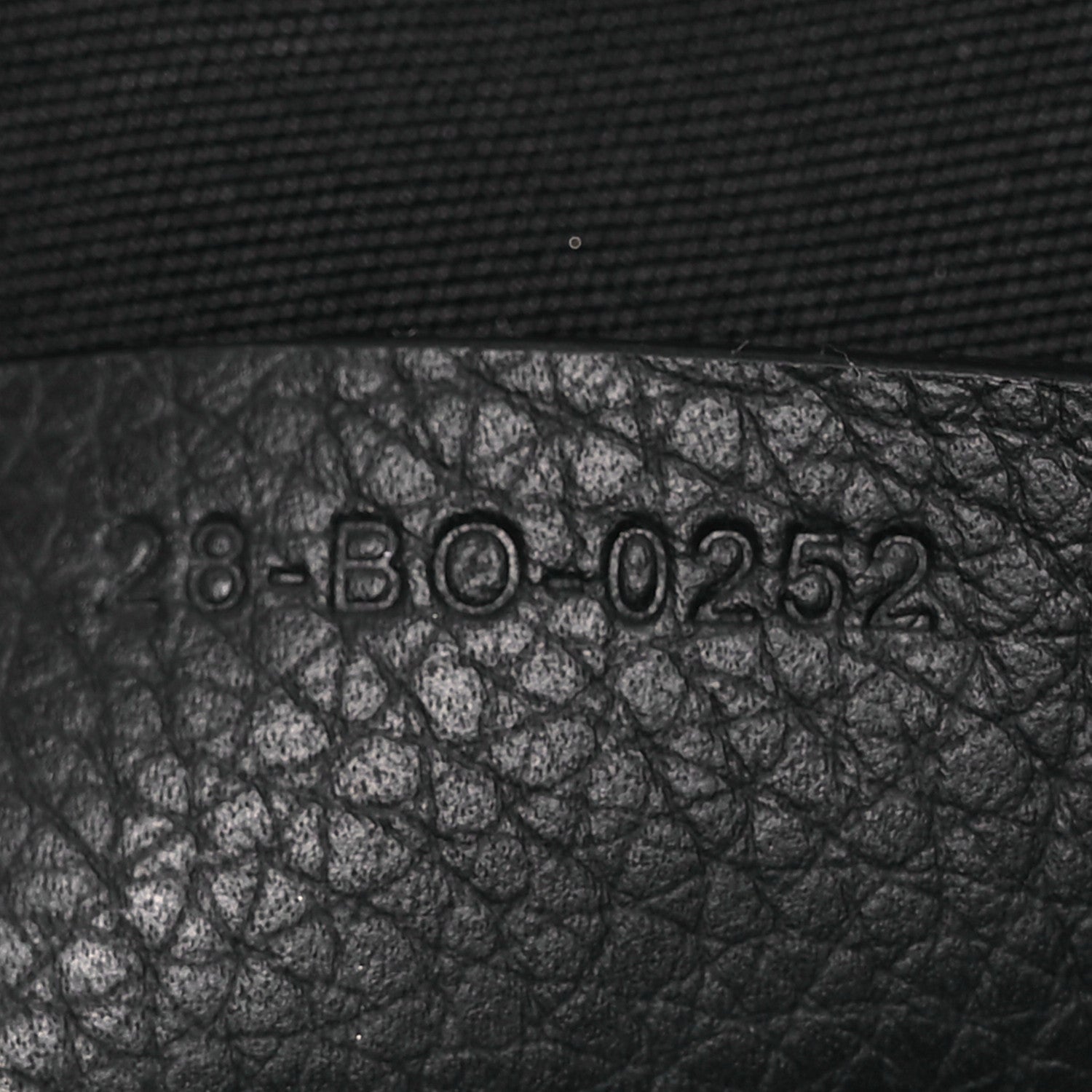 Christian Dior Oblique Jacquard Grained Calfskin Lingot 50 Black
