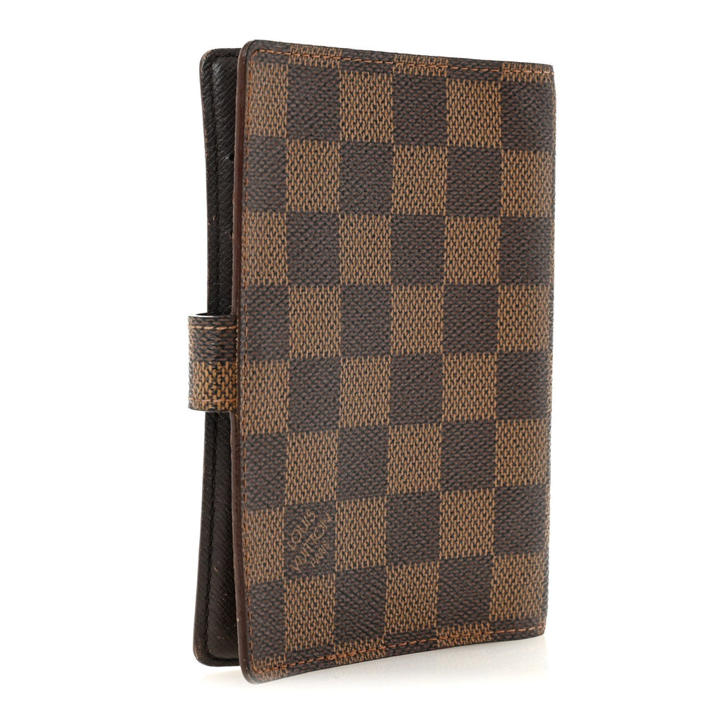 Louis Vuitton Damier Ebene Small Ring Agenda Cover