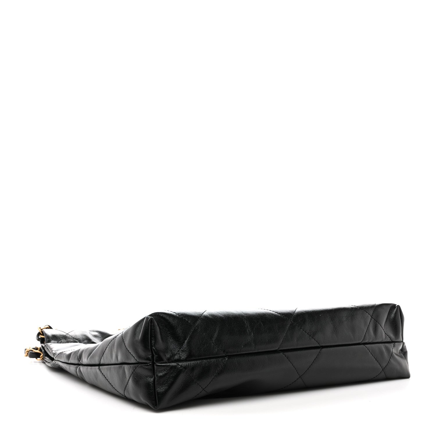 Chanel Shiny Calfskin Quilted Small Chanel 22 Black