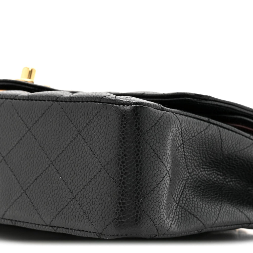 Chanel Caviar Quilted Medium Double Flap Black