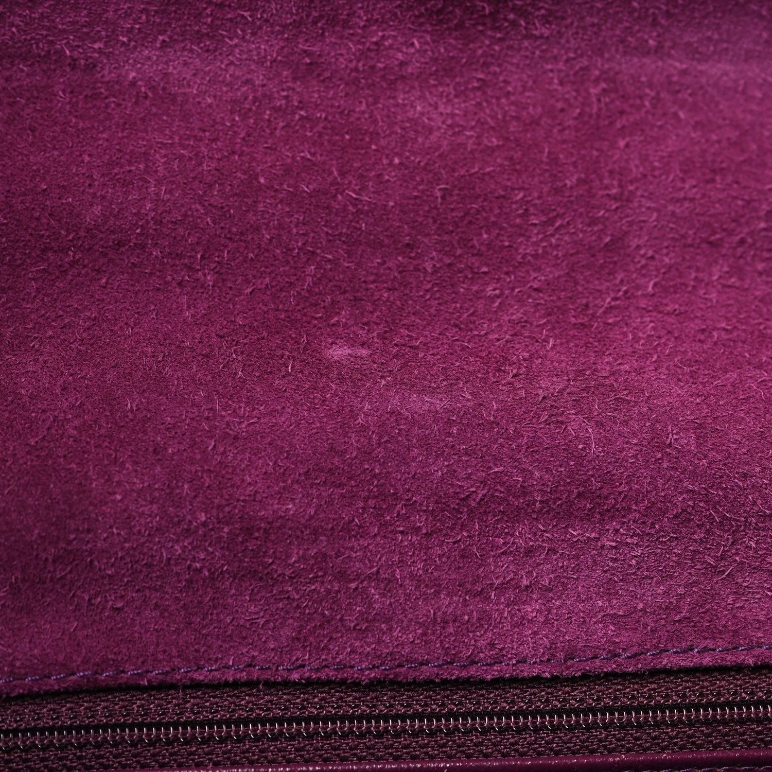Chanel Suede Lambskin Scallop Quilted Medium Pagoda Flap Purple