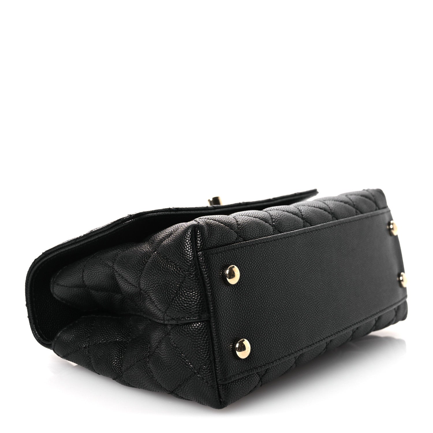Chanel Caviar Quilted Mini Coco Handle Flap Black