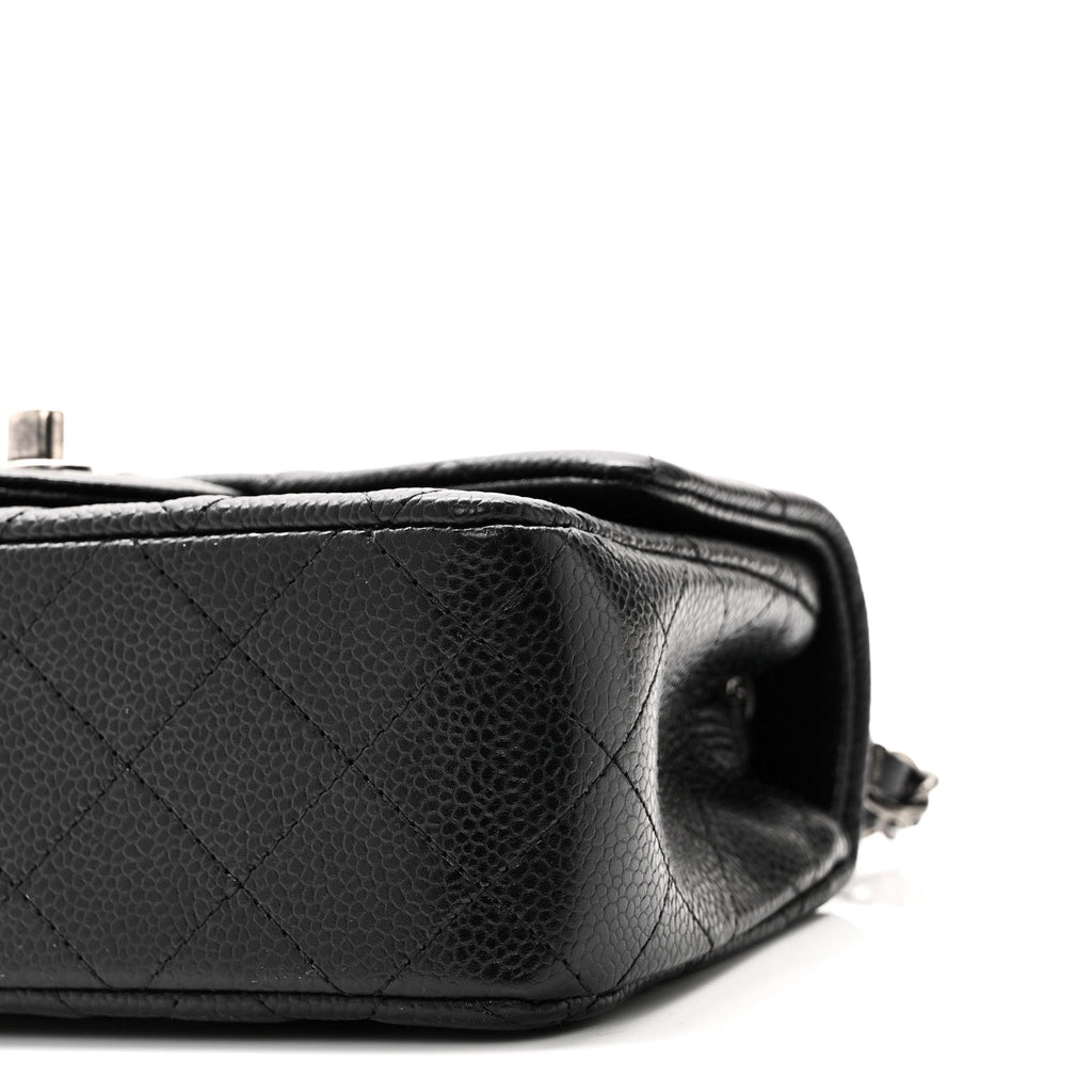 Chanel Caviar Quilted Mini Rectangular Flap Black