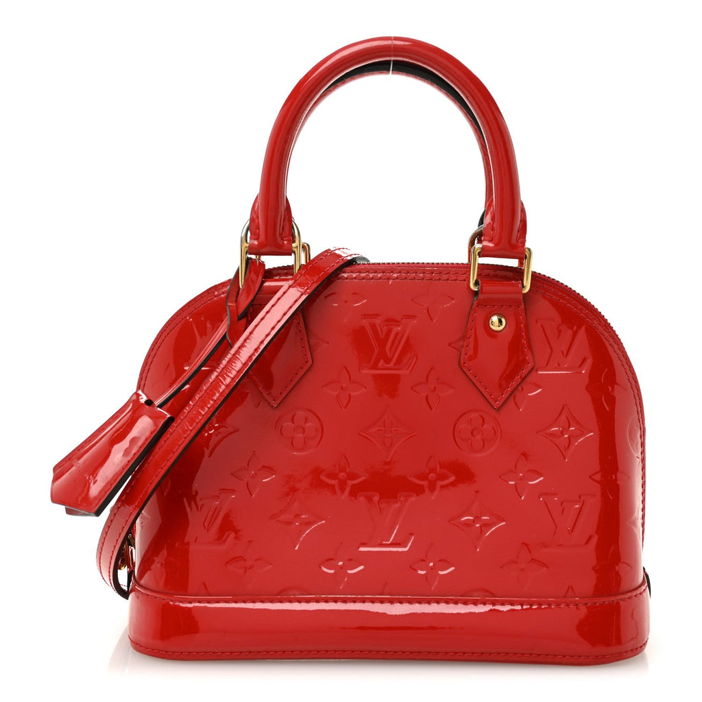 Louis Vuitton Vernis Alma BB Cherry