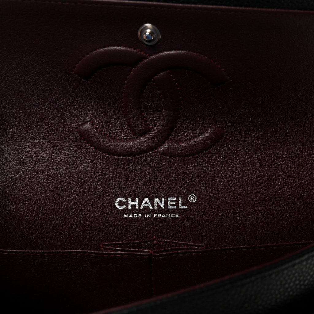 Chanel Caviar Quilted Medium Double Flap Black