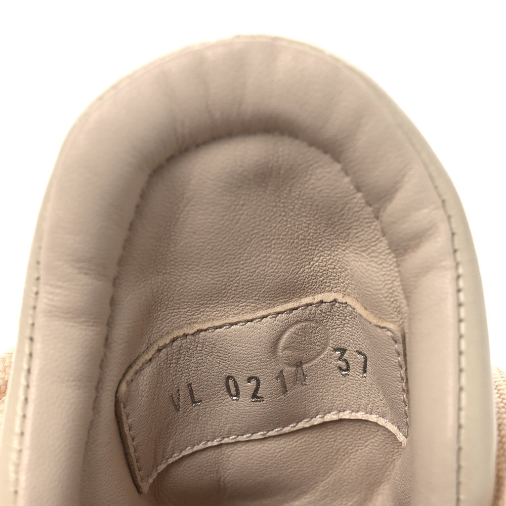 Louis Vuitton Fabric Embroidered Calfskin LV Archlight Sneakers 37 Nude