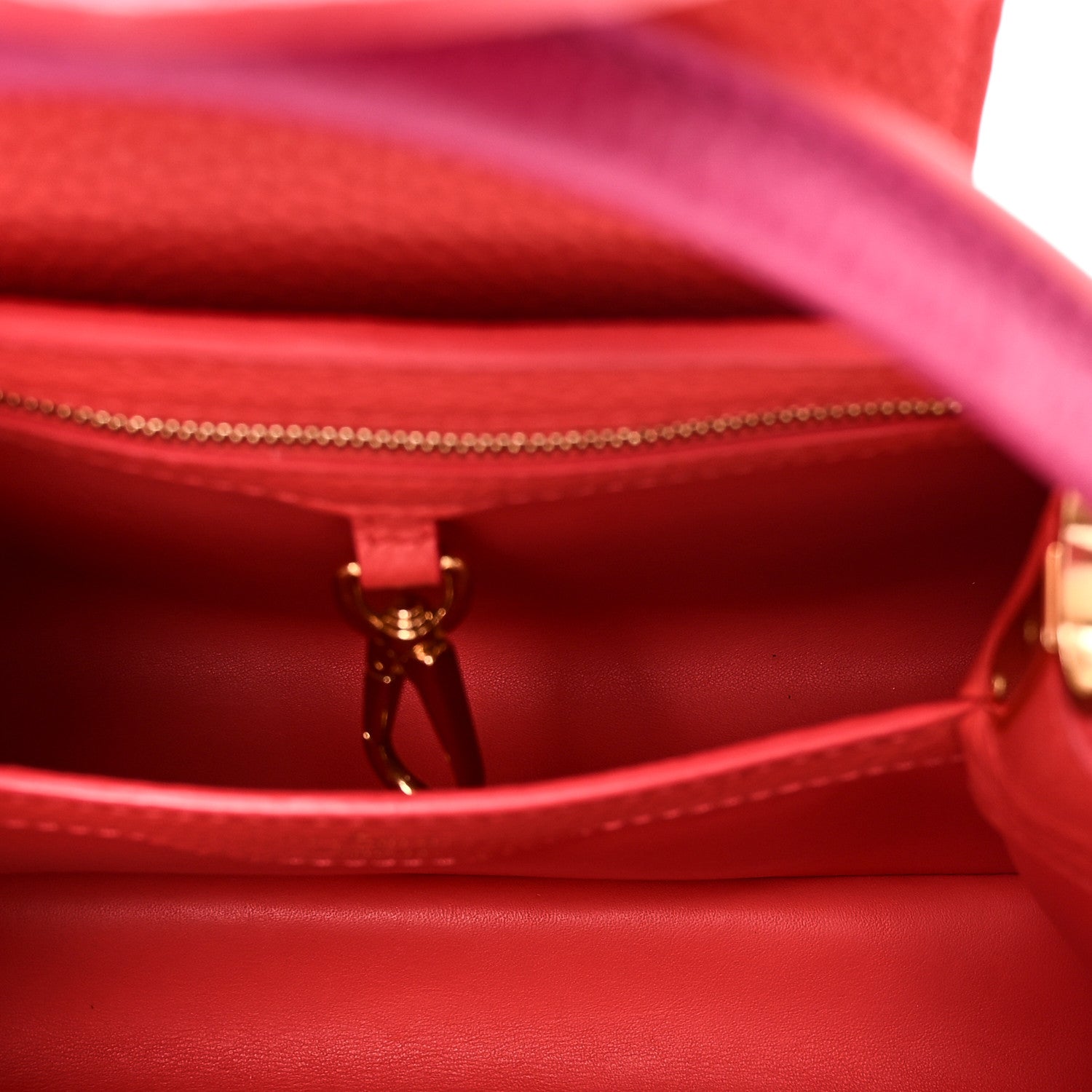 Louis Vuitton Taurillon Capucines BB Hibiscus Poppy
