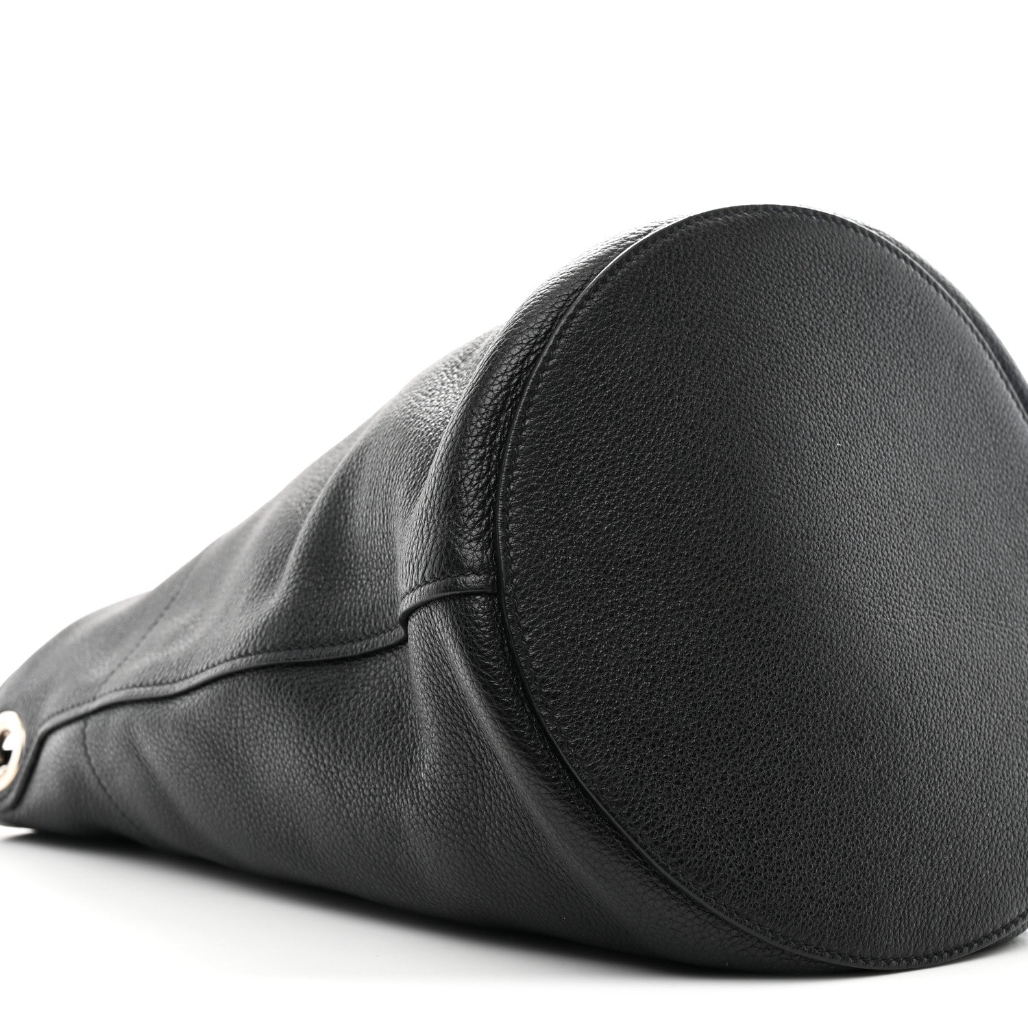 Prada Vitello Daino Bucket Bag Black