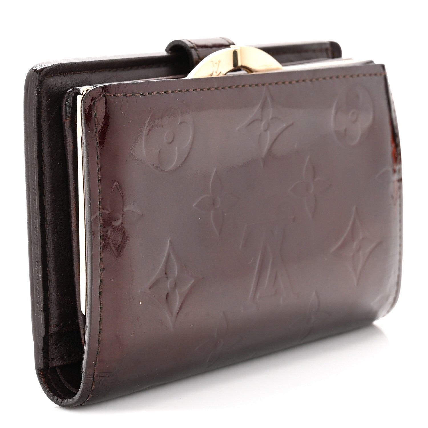 Louis Vuitton Vernis French Purse Wallet Amarante
