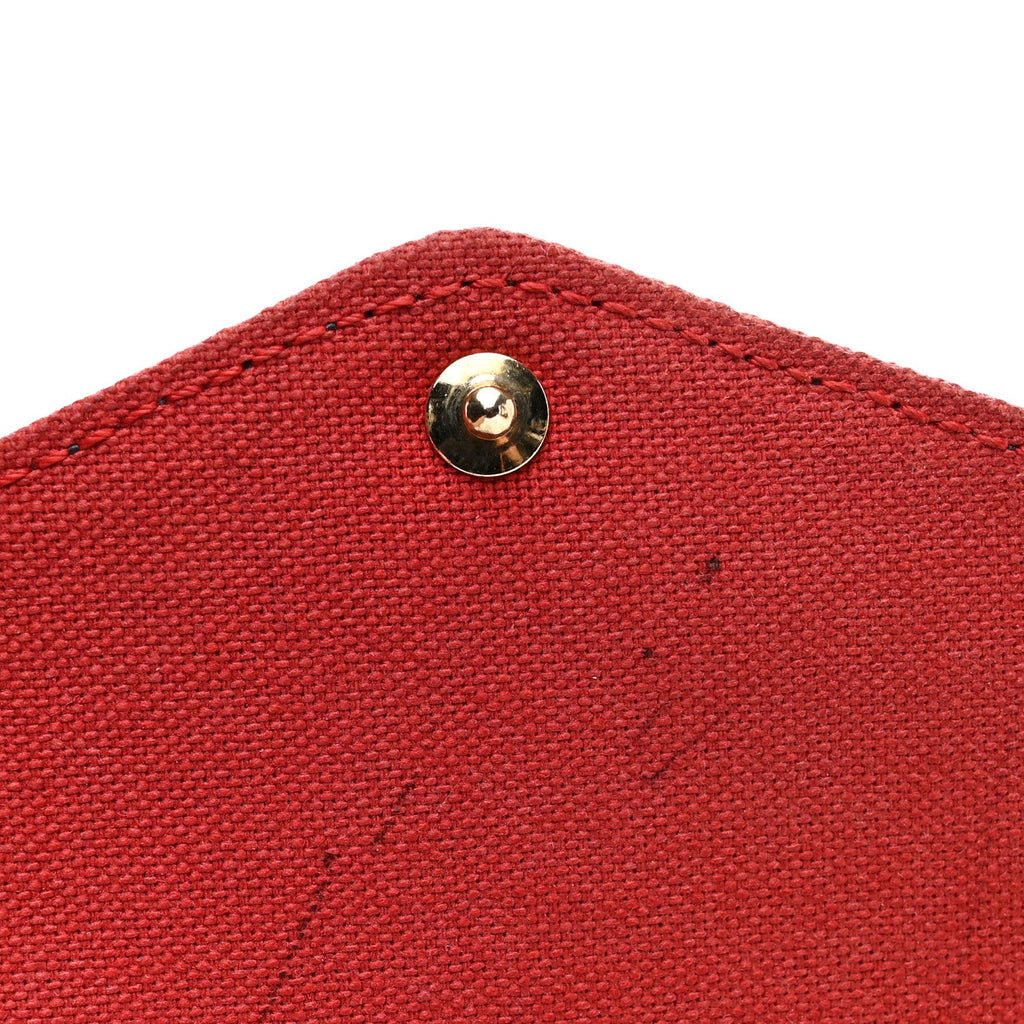 Louis Vuitton Empreinte Pochette Felicie Chain Wallet Marine Rouge
