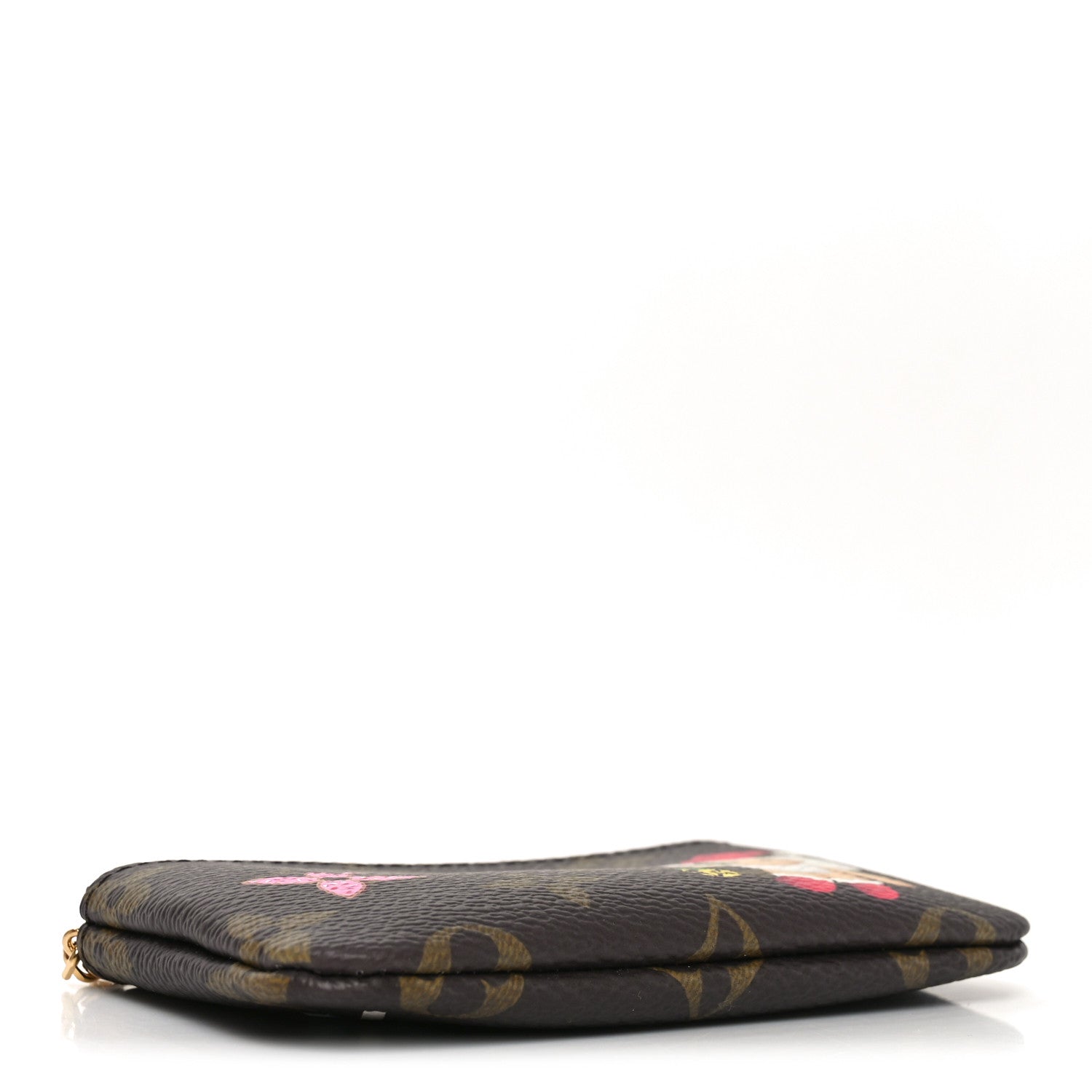 Louis Vuitton Monogram 2024 Christmas Animation Candy Factory Key Pouch Candy Red