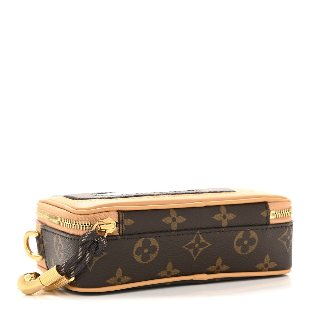 Louis Vuitton Calfskin Monogram Baladeur Wearable Wallet