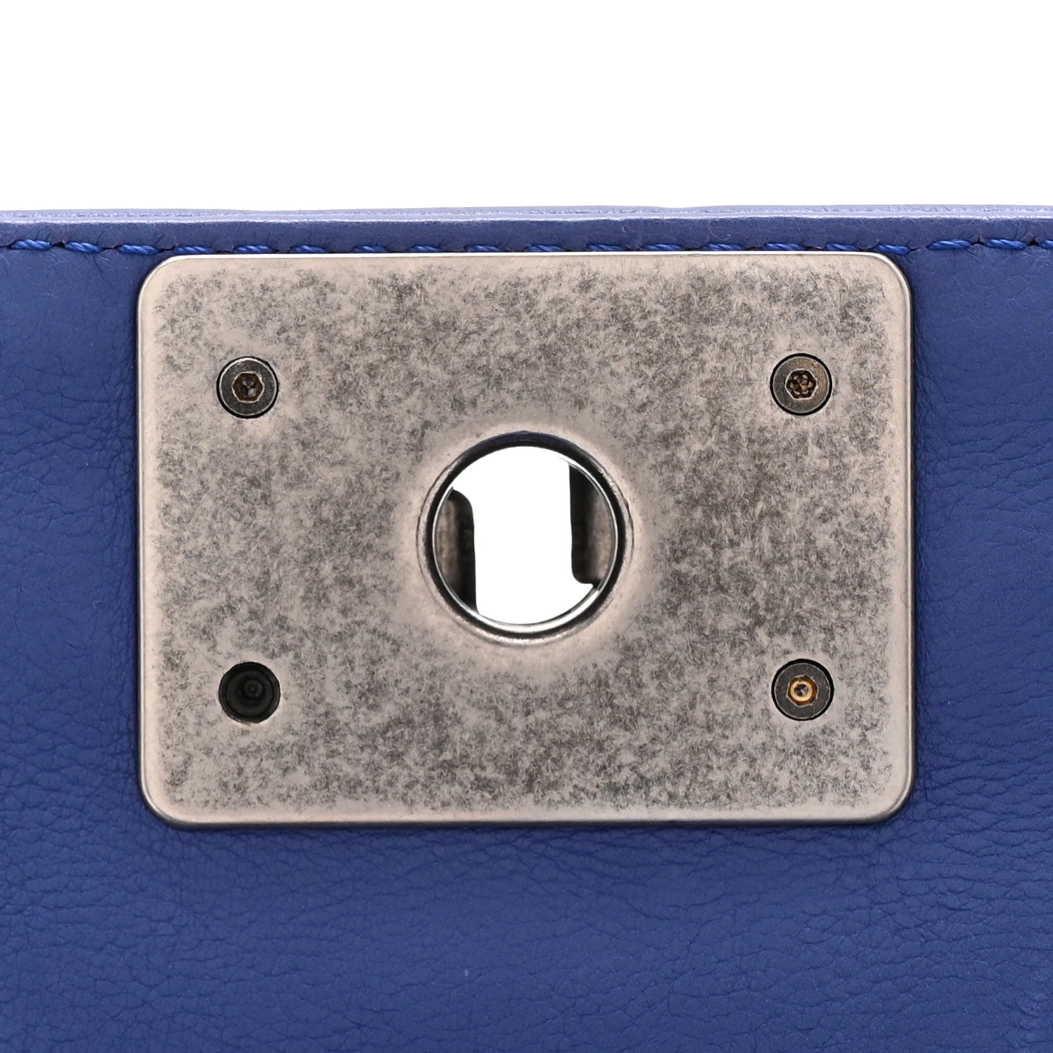 Chanel Calfskin Quilted Medium Boy Flap Blue