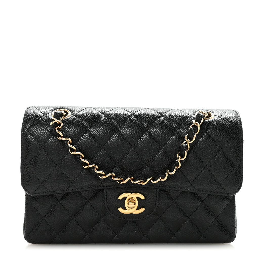 Chanel Caviar Quilted Small Double Flap Black