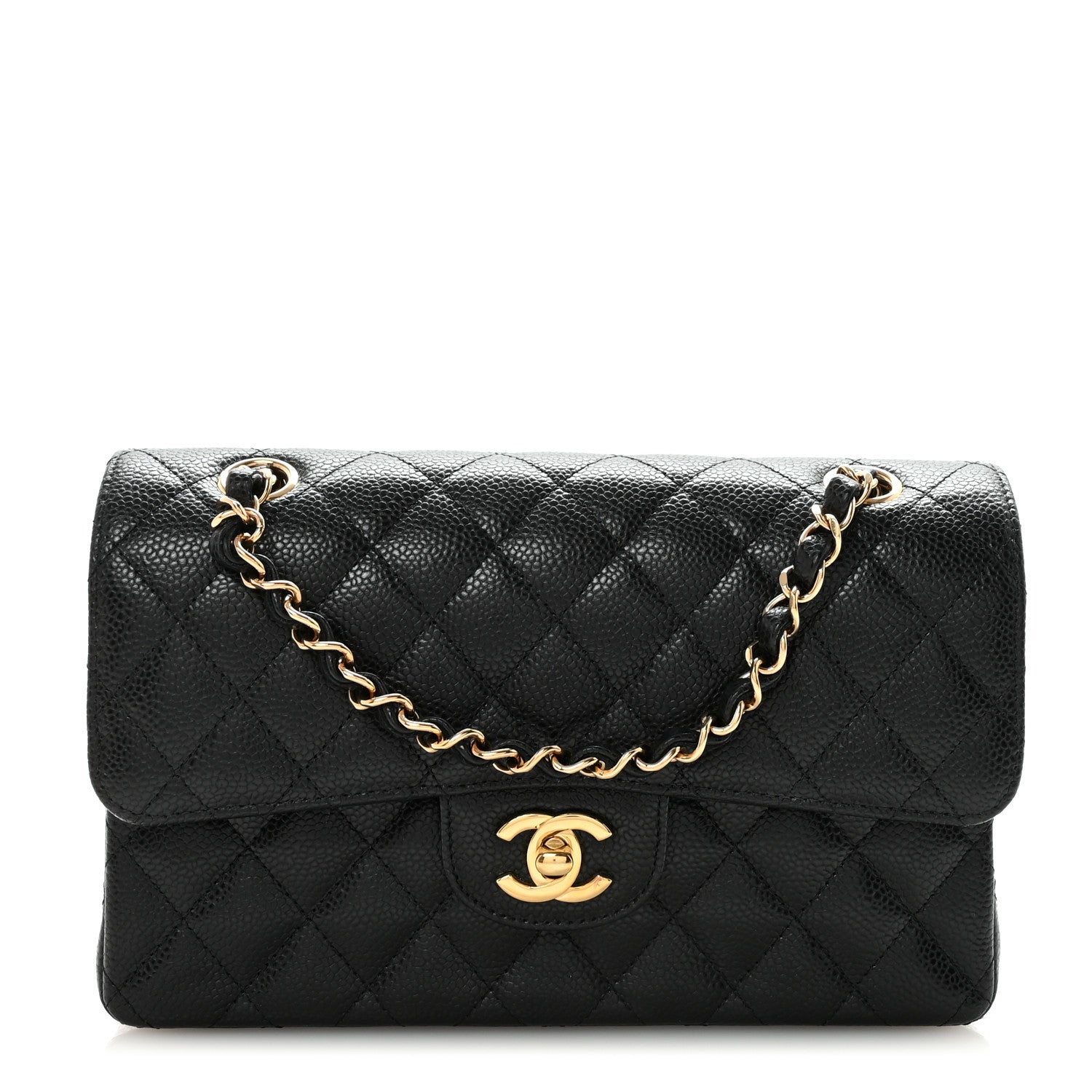 Chanel Caviar Quilted Small Double Flap Black