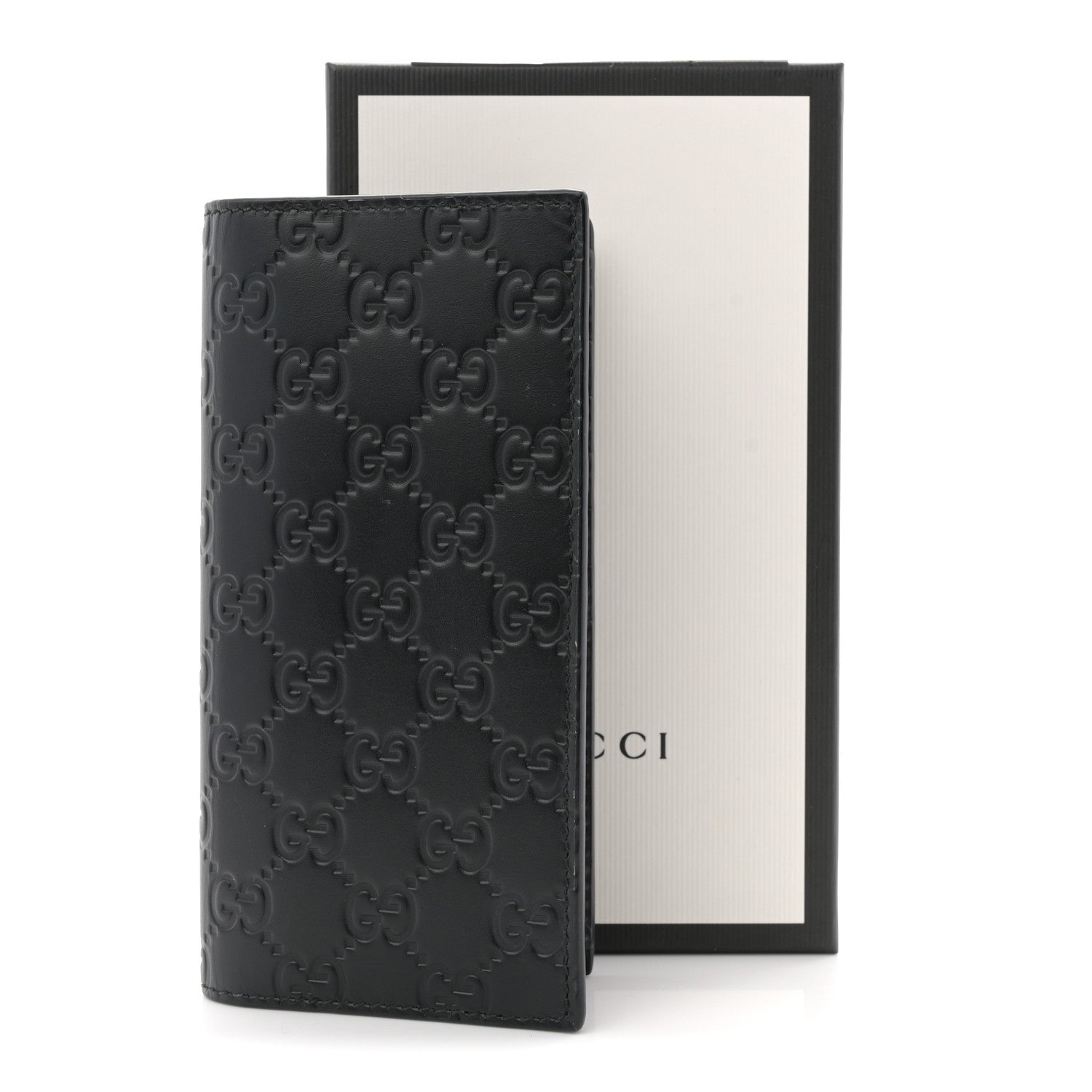 Gucci Guccissima Long Wallet Black
