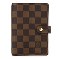 Louis Vuitton Damier Ebene Small Ring Agenda Cover