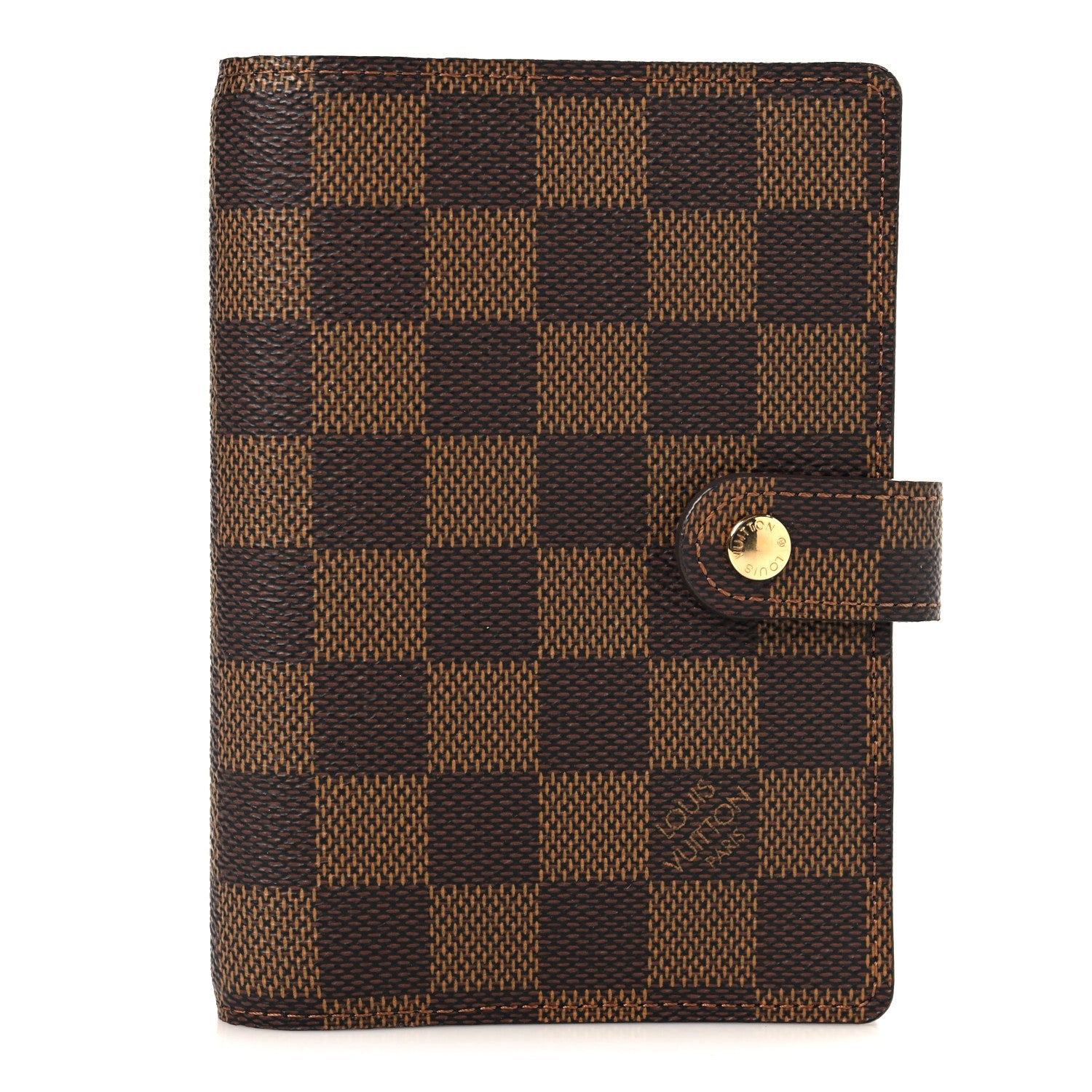 Louis Vuitton Damier Ebene Small Ring Agenda Cover