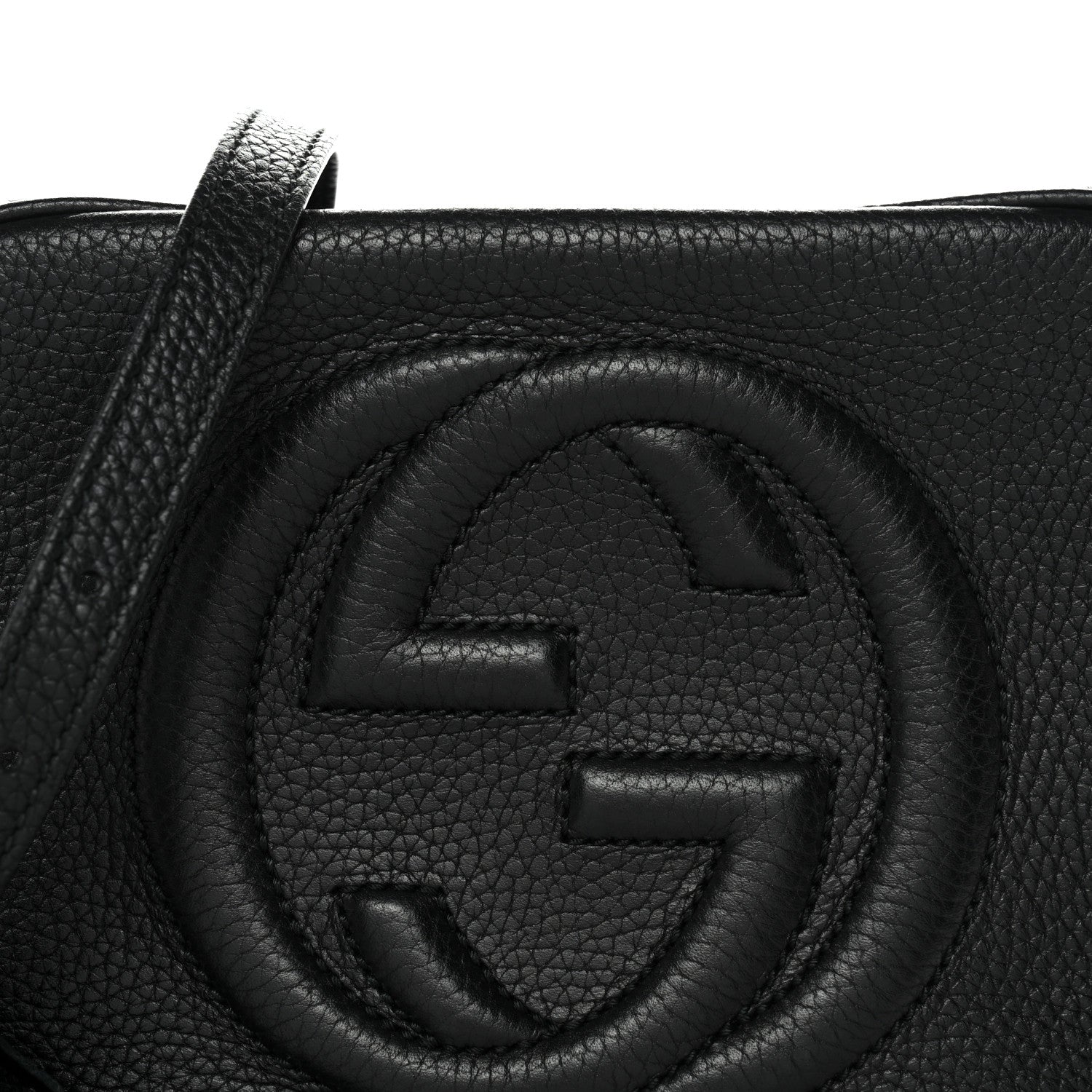 Gucci Pebbled Calfskin Small Soho Disco Bag Black