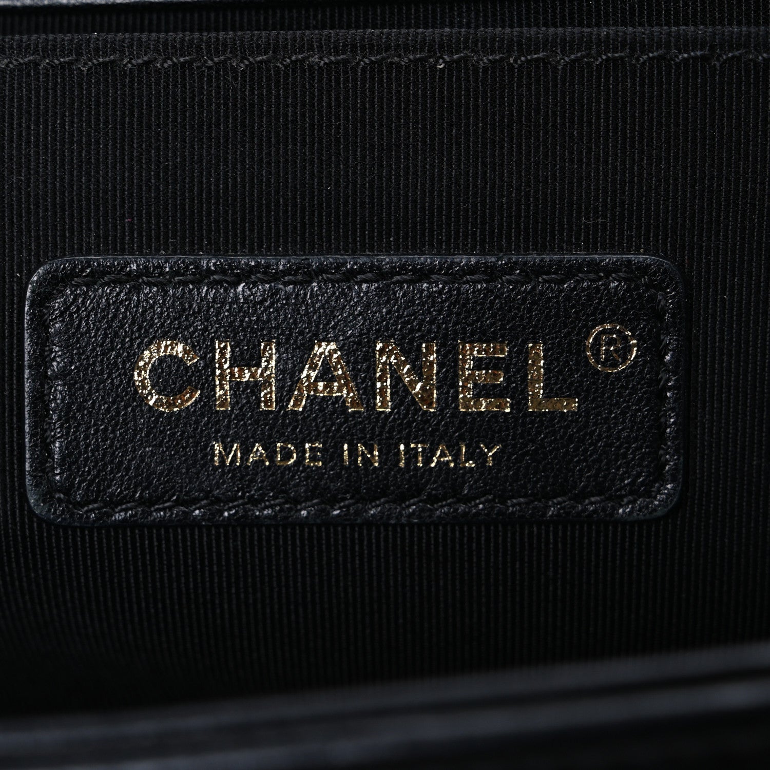 Chanel Lambskin Quilted Medium Boy Flap Black