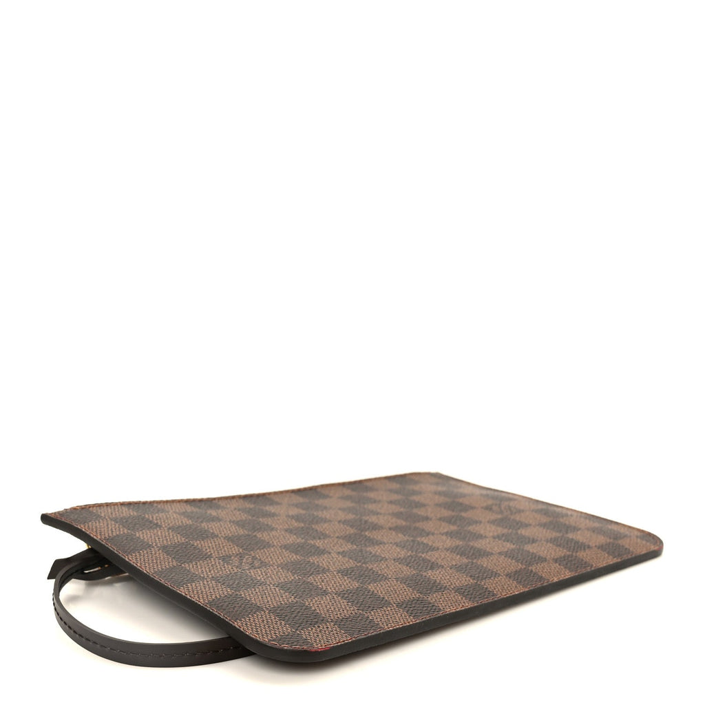 Louis Vuitton Damier Ebene Neverfull MM GM Pochette Rose Ballerine