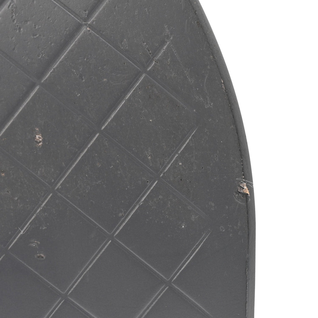 Lambskin Quilted CC Turnlock Mules 37.5 Grey