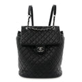 Chanel Calfskin Quilted Small Urban Spirit Backpack Black