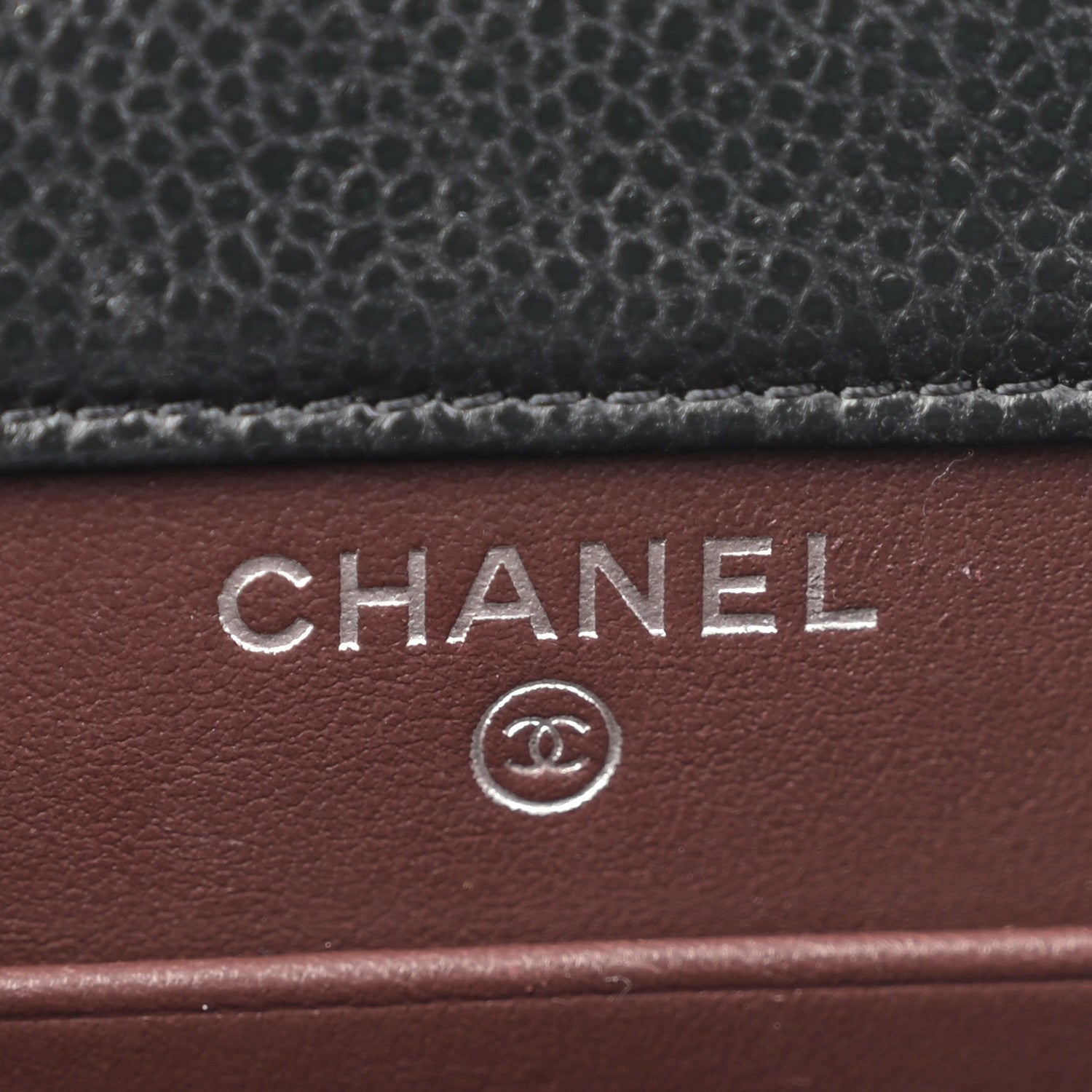 Chanel Caviar Quilted Classic Phone Holder Black