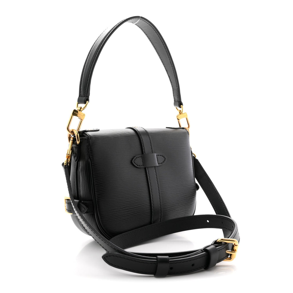 Louis Vuitton Epi Saumur BB Black