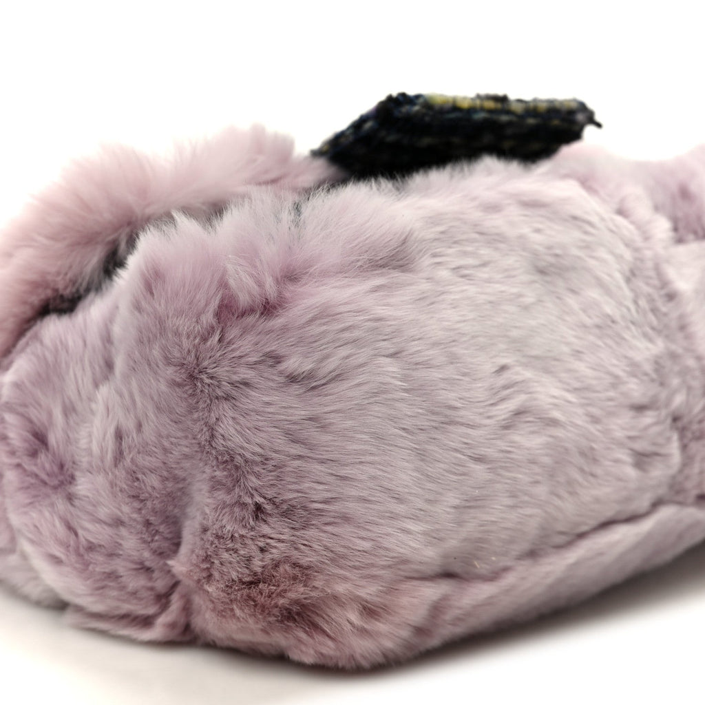 Chanel Rabbit Fur Tweed Small Fantasy Flap Lilac
