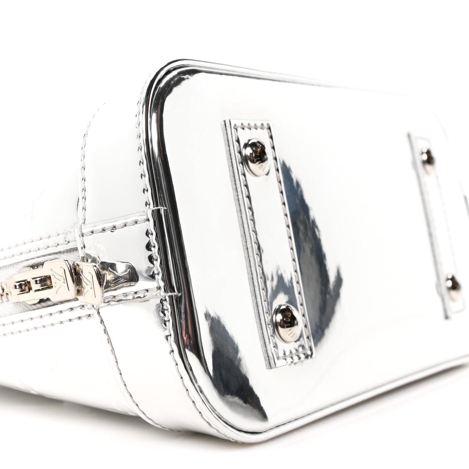 Louis Vuitton Monogram Miroir Alma BB Silver