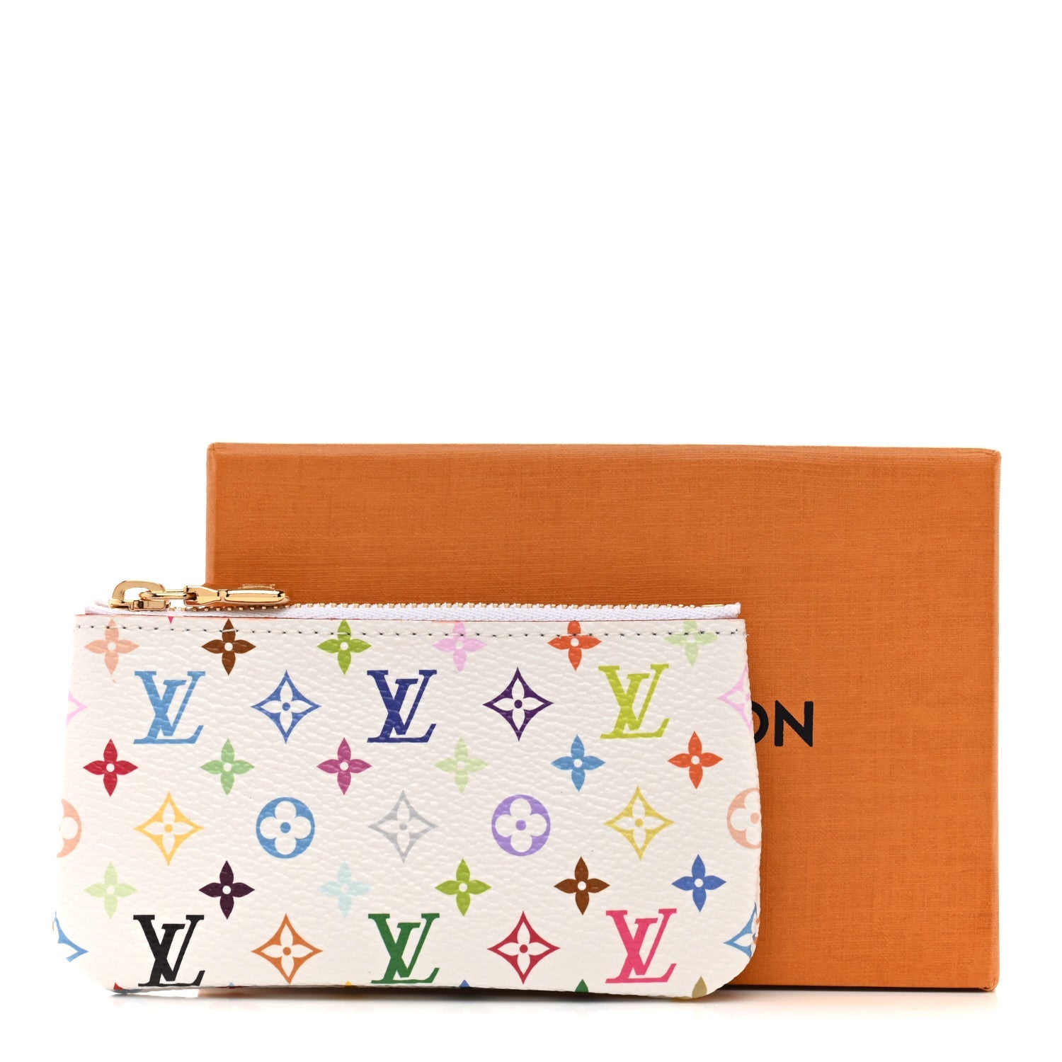Louis Vuitton LV X TM Monogram Multicolor Key Pouch White