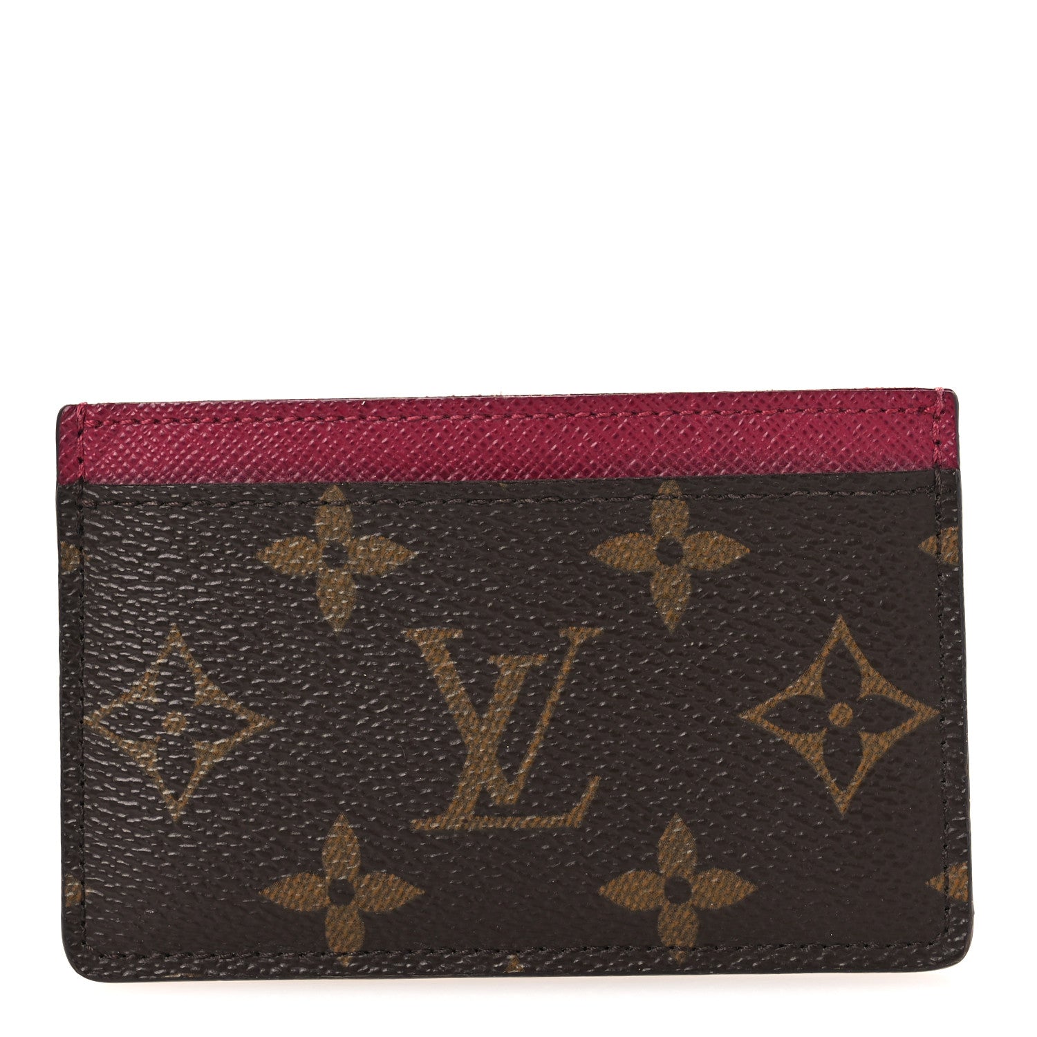 Louis Vuitton Monogram Card Holder Fuchsia