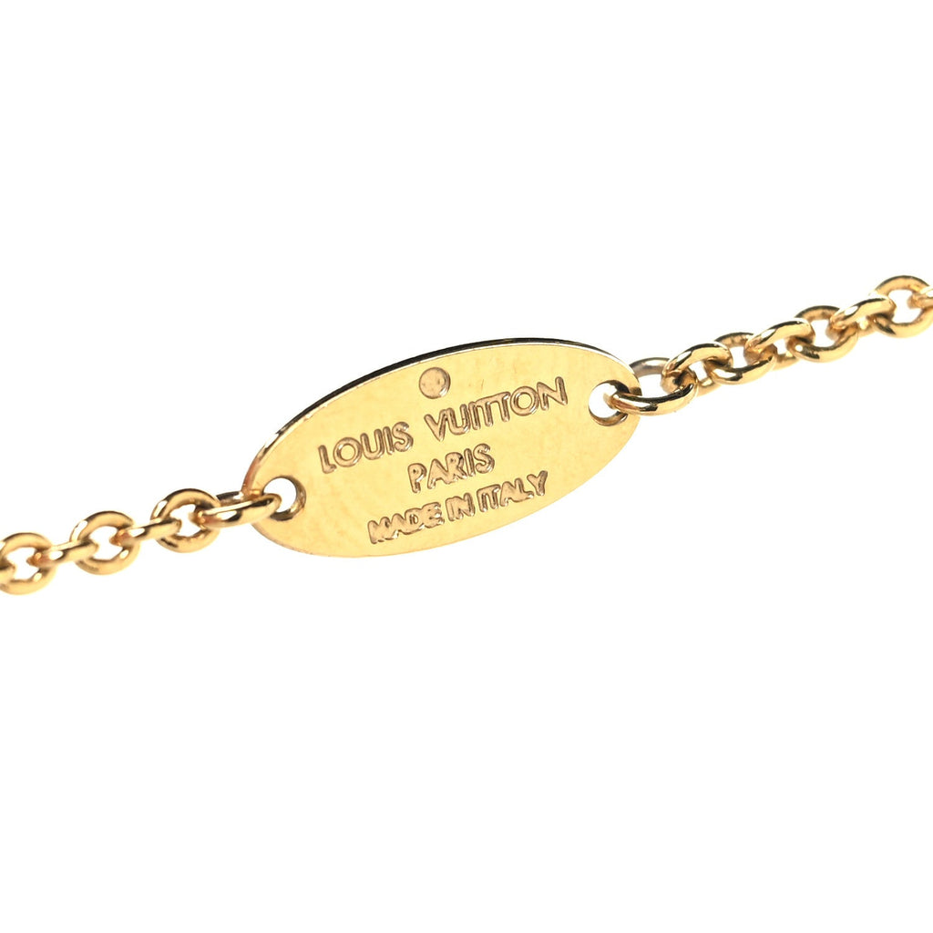 Louis Vuitton Essential V Necklace Gold