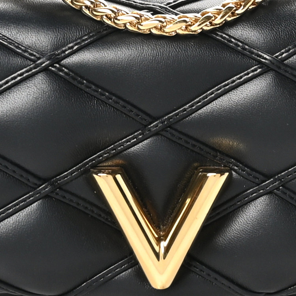 Louis Vuitton Lambskin Malletage Pico GO-14 Black