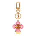 Louis Vuitton Giant Monogram Vivienne Bag Charm Key Holder Rose