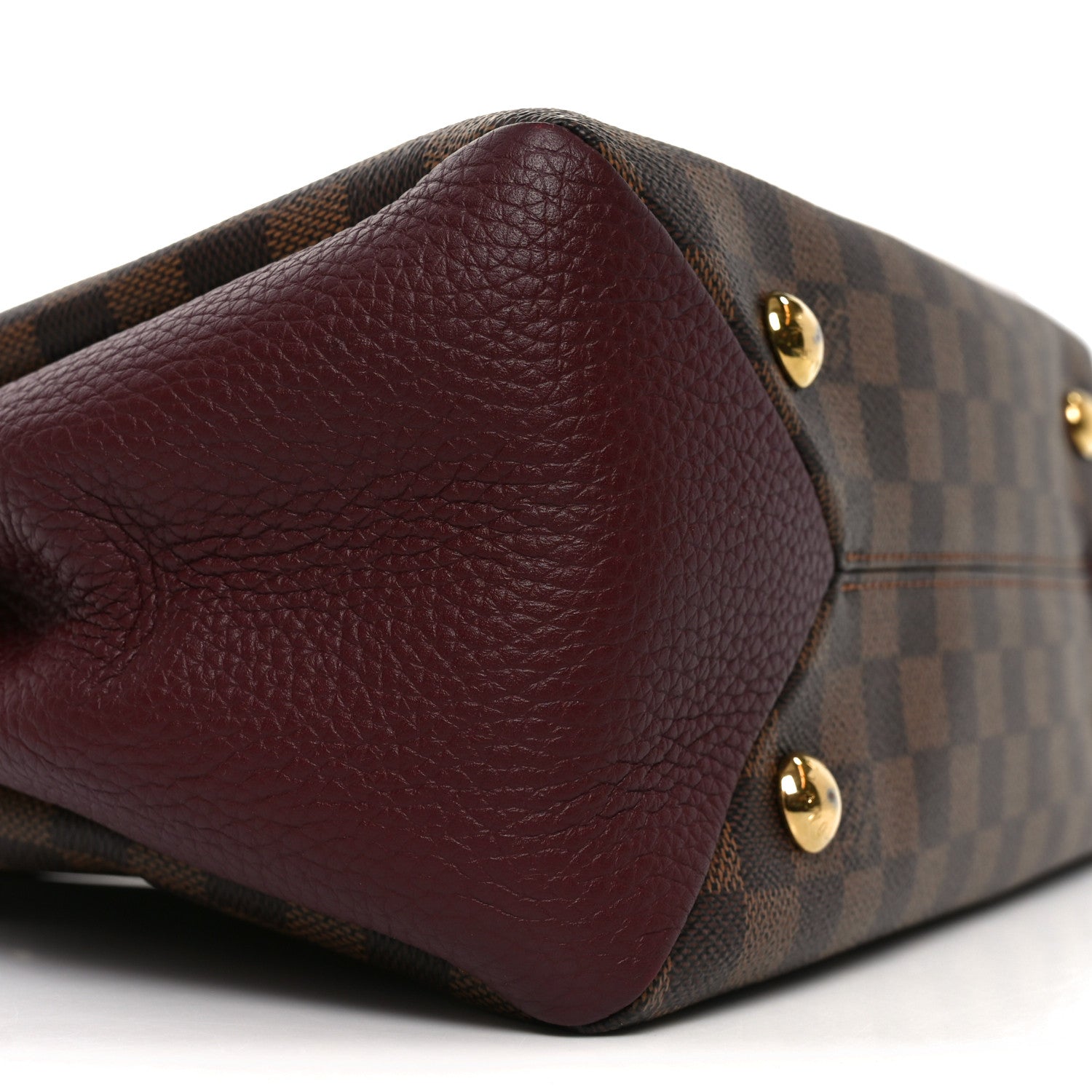 Louis Vuitton Damier Ebene Cuir Taurillon Brittany Bordeaux