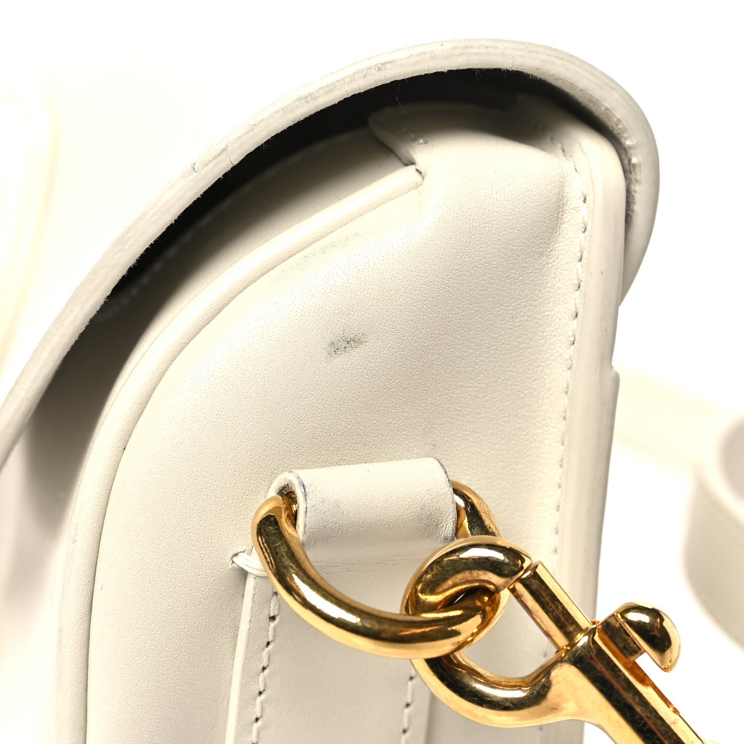 Christian Dior Box Calfskin East West Bobby Bag Latte
