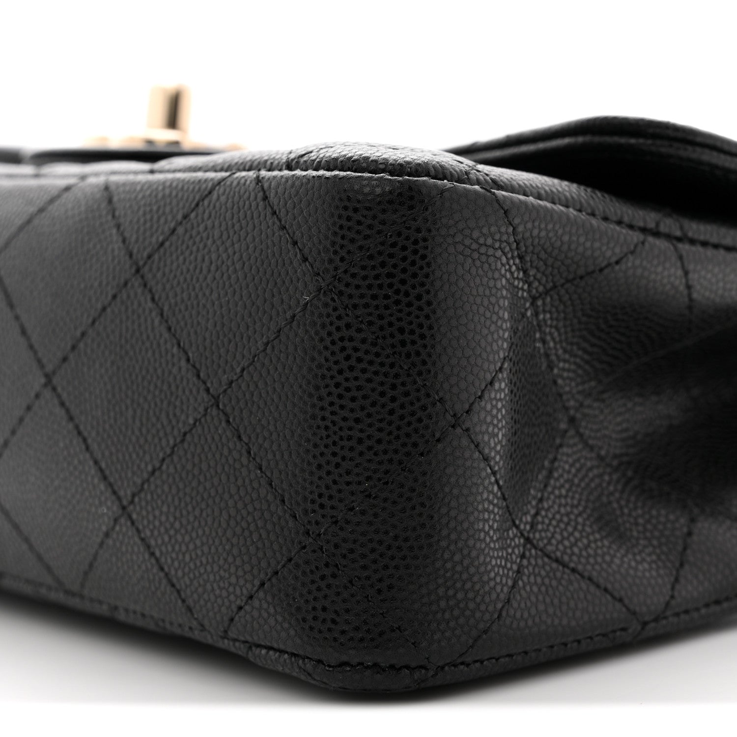 Chanel Caviar Quilted Mini Rectangular Flap Black