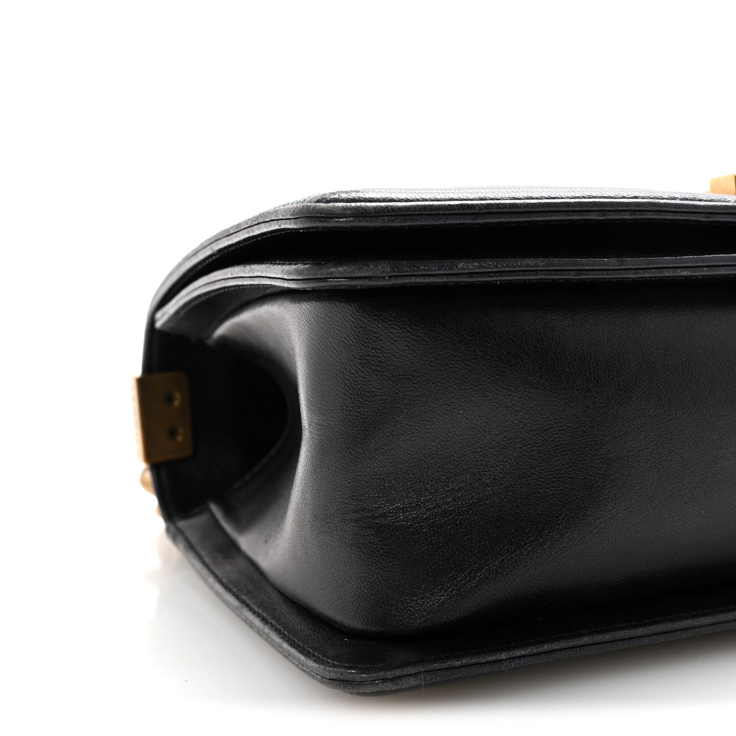 Chanel Lambskin Quilted Medium Boy Flap Black