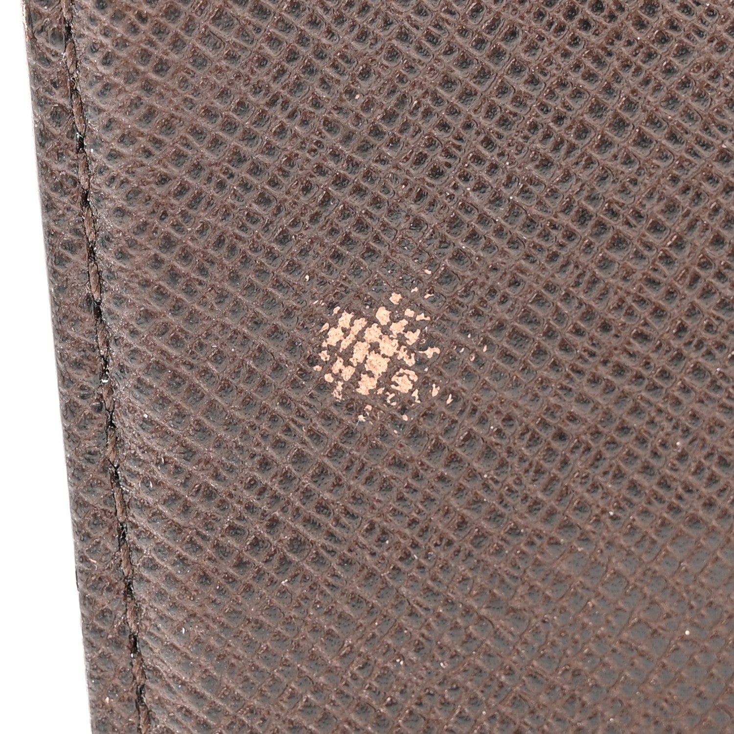 Louis Vuitton Damier Ebene Checkbook Cover Wallet